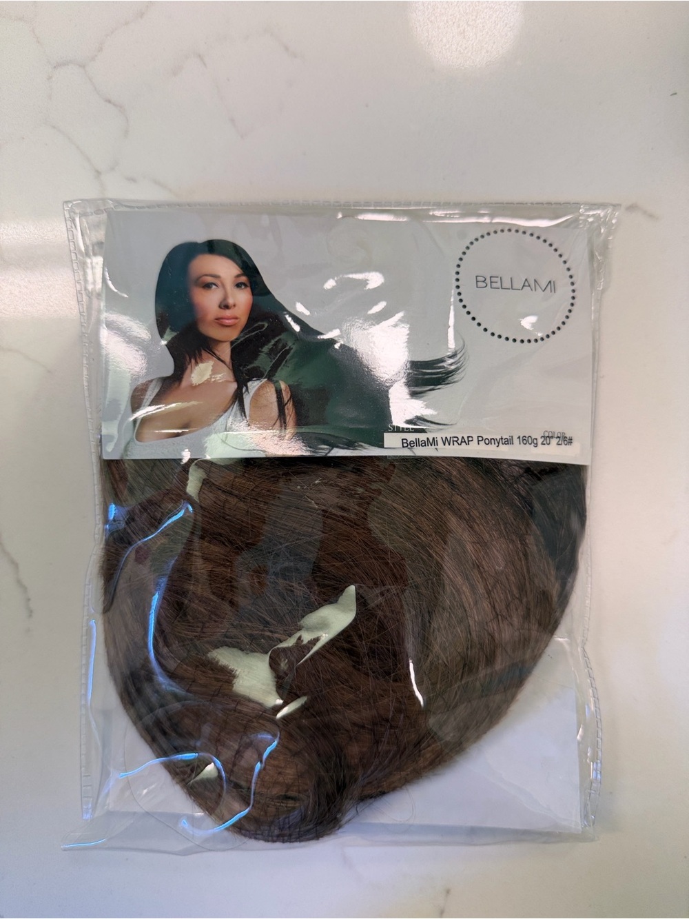 BELLAMI Brown Wrap Ponytail Hair Extension